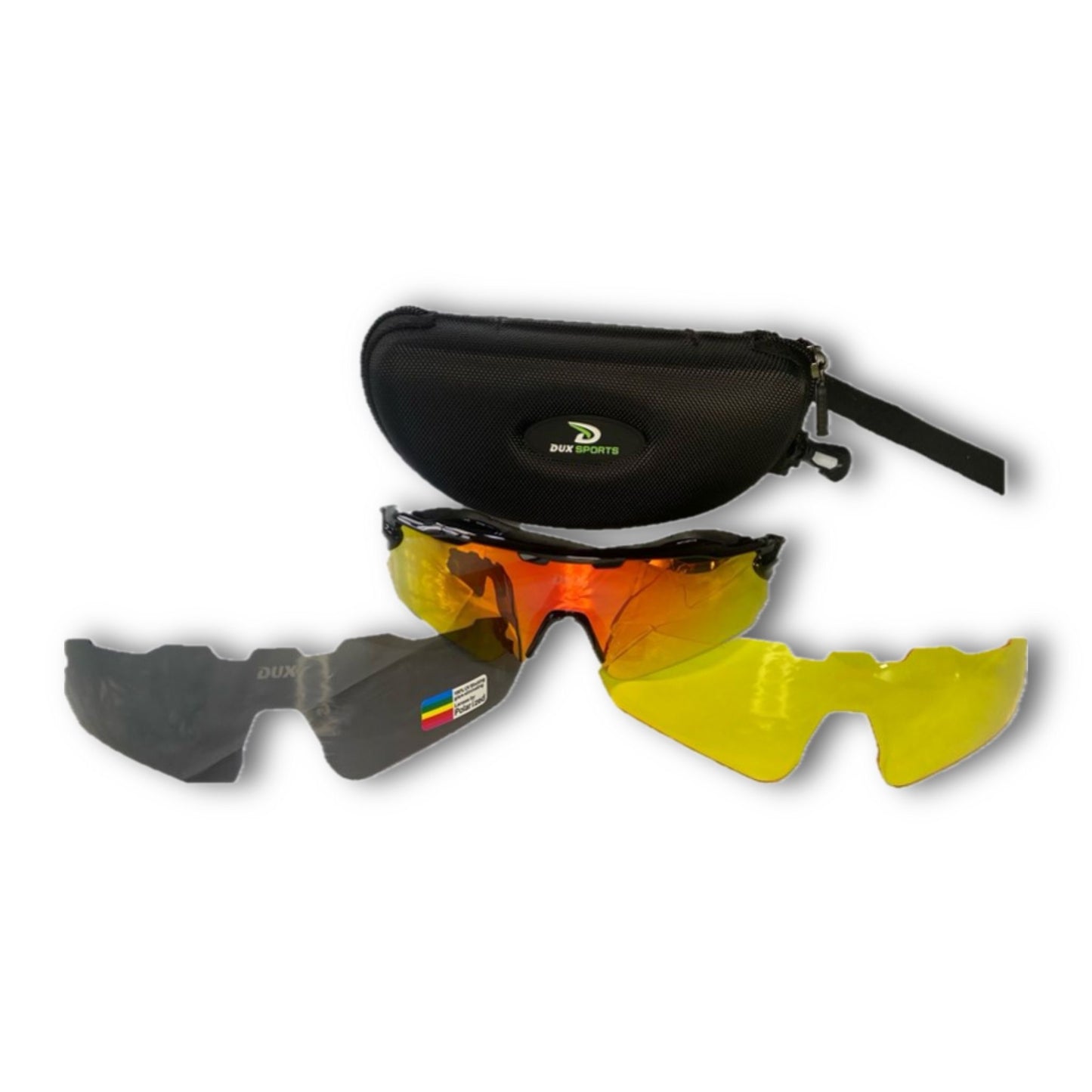 SGXQ500 Sunglasses - Black/ 3 Lense Pack