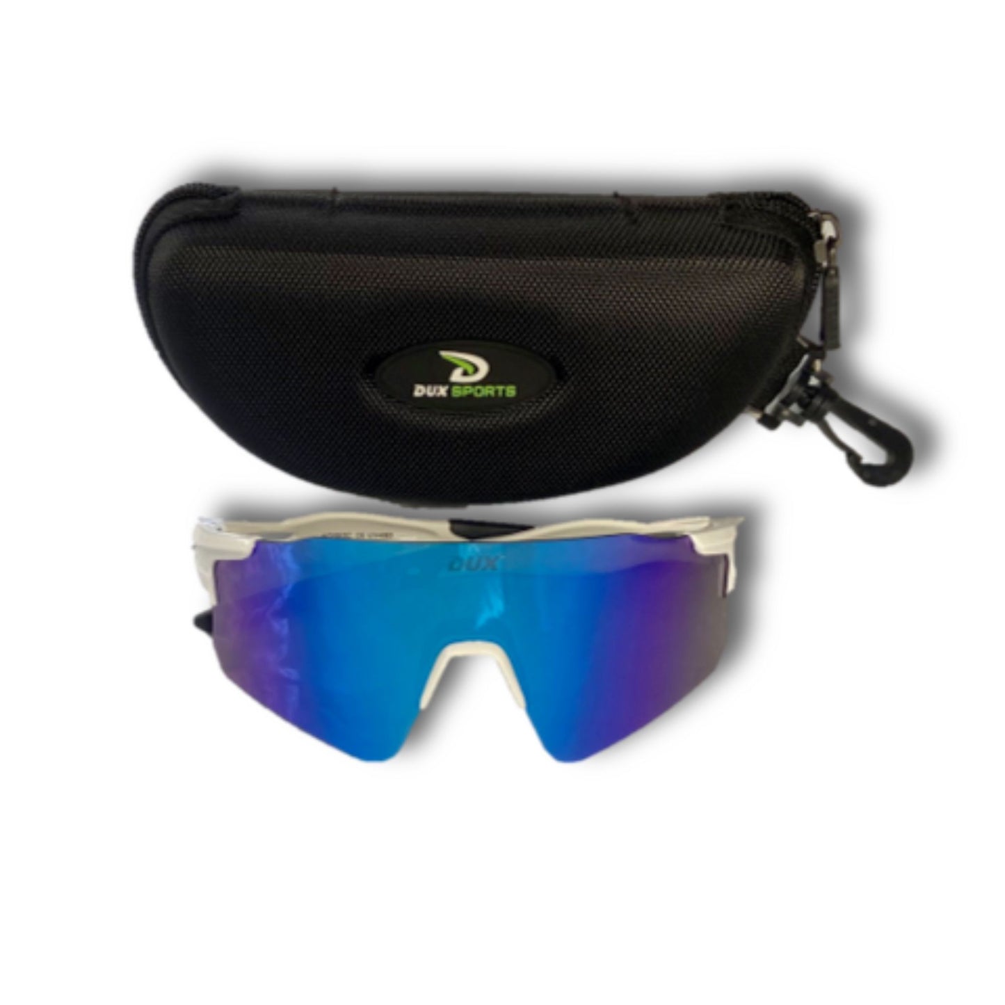 SGXQ550W Sunglasses - White/Blue Polarized