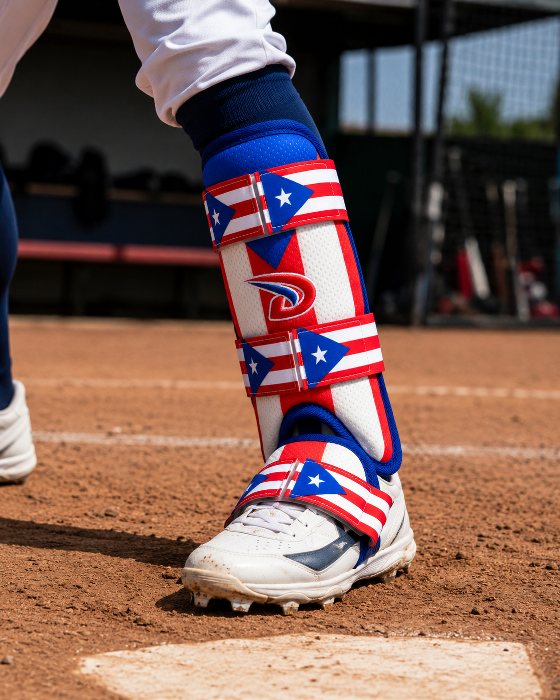 Praesidium Mesh Youth Leg Guard - Puerto Rico Flag (Limited Edition)