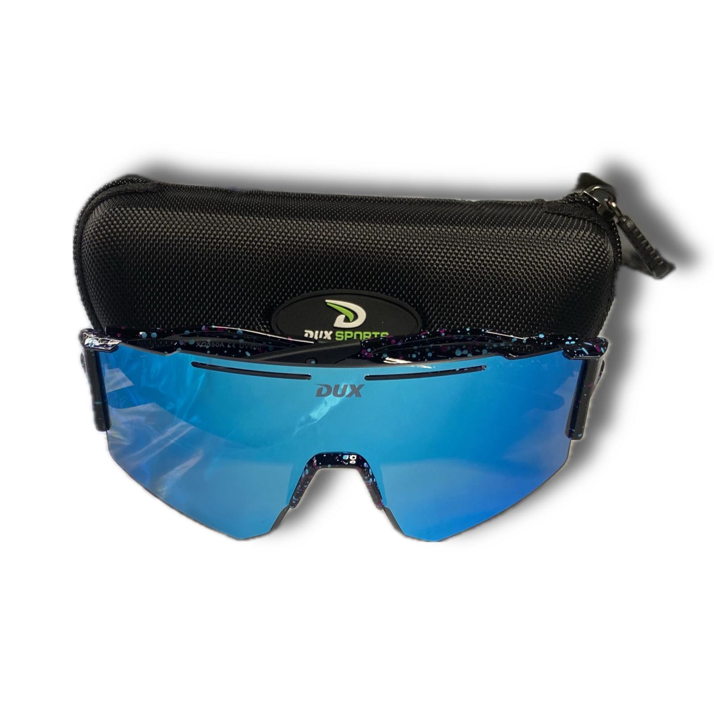 UNUS Sunglasses - Black/Blue Dotted