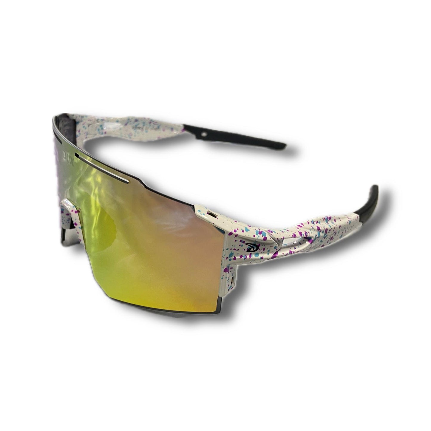 UNUS Sunglasses - White/Pink Dotted
