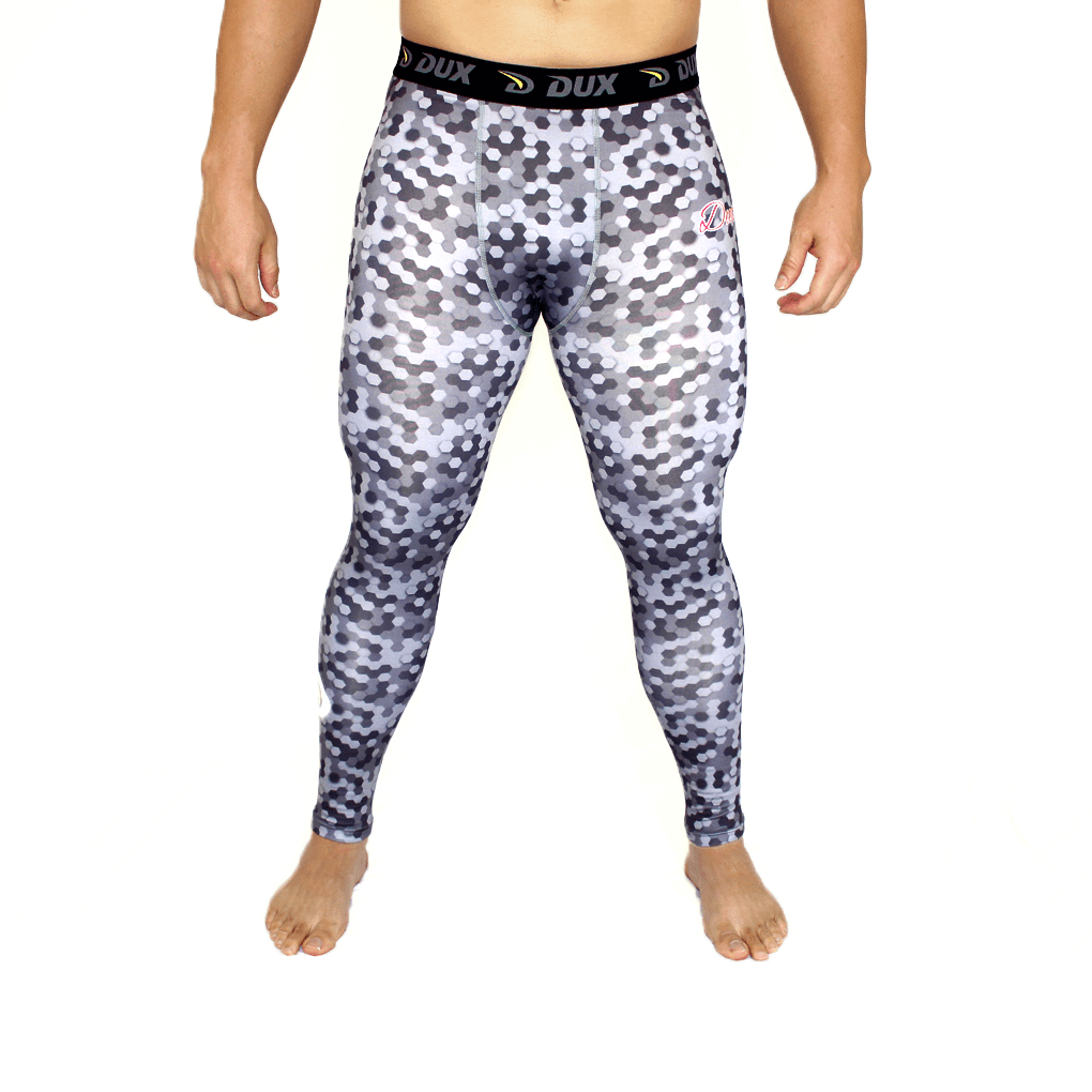 Compression Pants | HEXA SERIES | Grey | Dux Sports