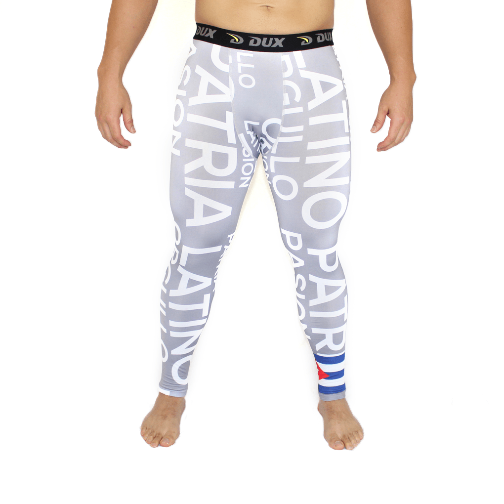 Dux Sports | Latino Flags Compression Pants | Cuba | Compression Gear