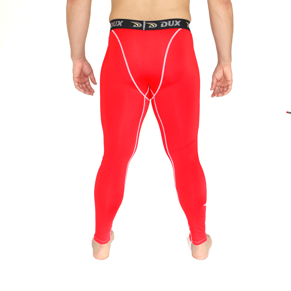 Compression Pants | Solids Collection | Red | Dux Sports