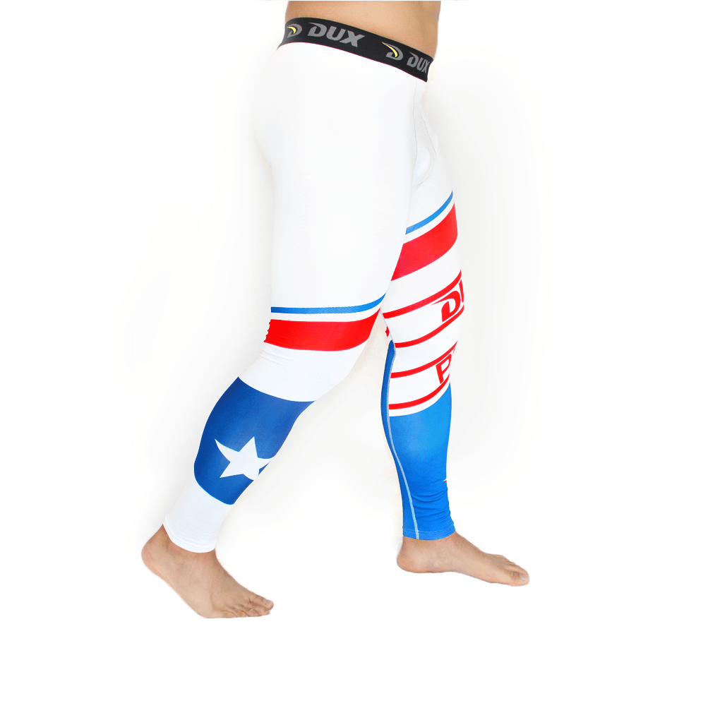 Compression Pants | Puerto Rico Flag | Dux Sports