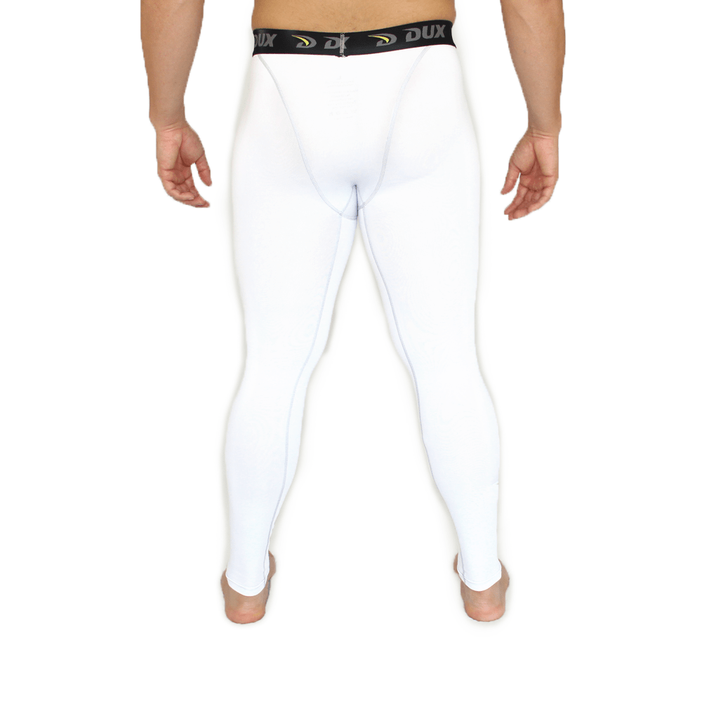 Compression Pants | Solids Collection | White | Dux Sports