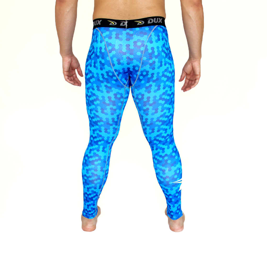 Compression Pants | HEXA SERIES | Blue | Dux Sports