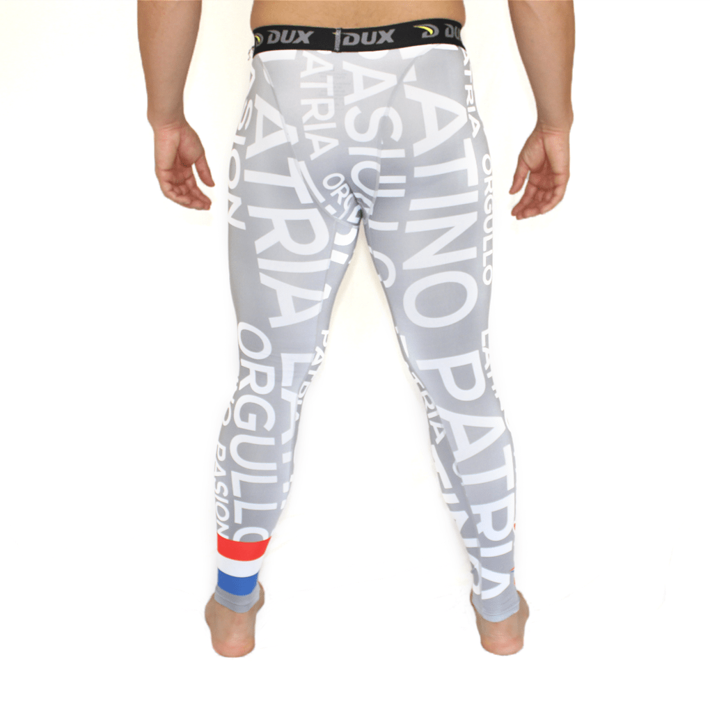 Dux Sports | Latino Flags Compression Pants | Dominicana | Compression Gear