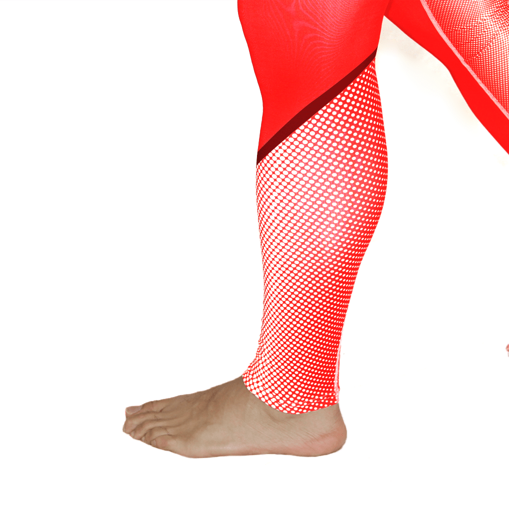 Compression Pants | DOTS | Red | Dux Sports