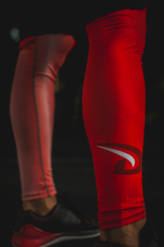 Compression Pants | DOTS | Red | Dux Sports