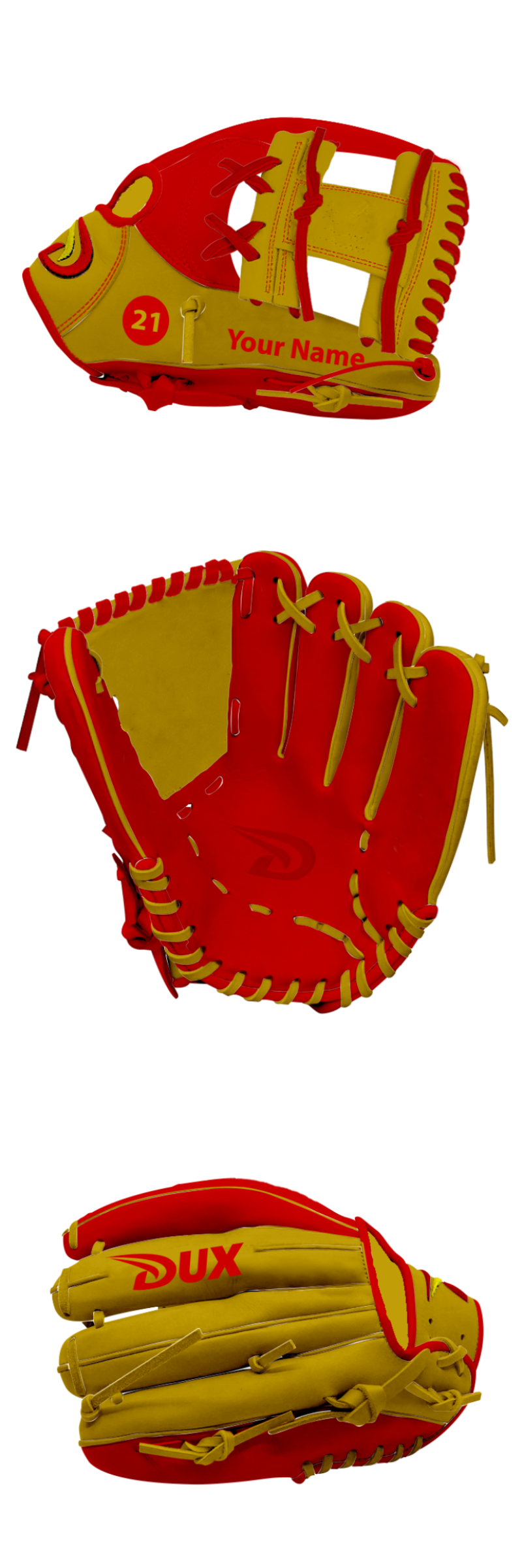 Dux Sports Custom Gloves - English - Customer's Product with price 189.99