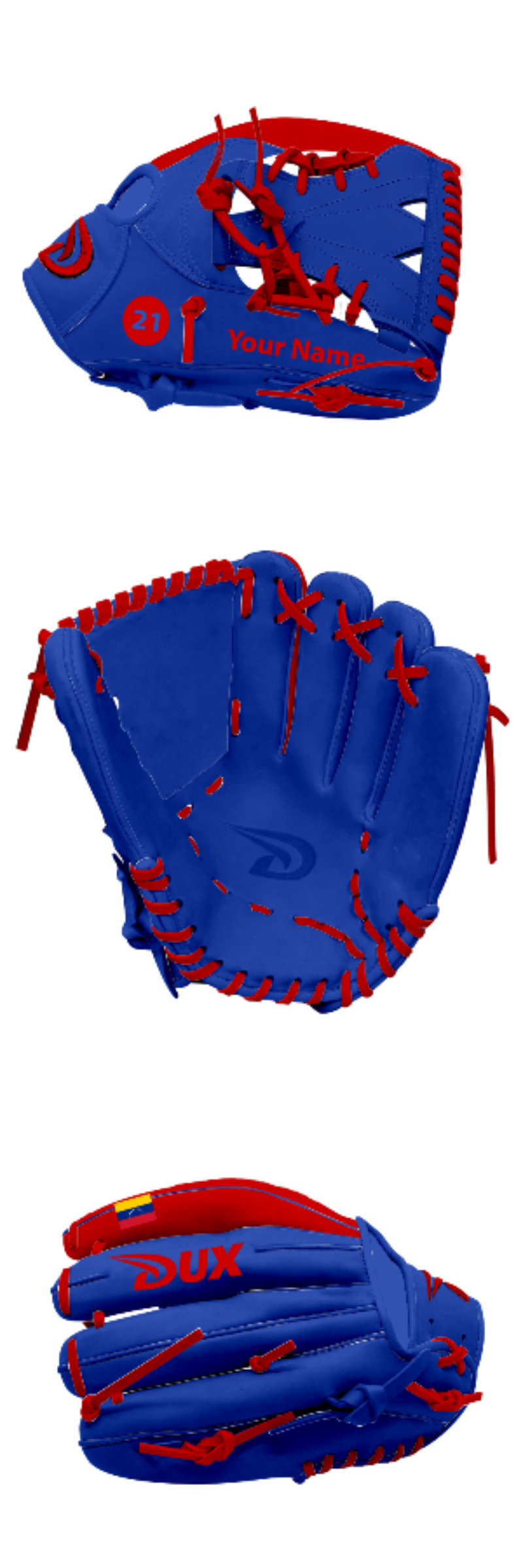 Dux Sports Custom Gloves - English - Customer's Product with price 199.98