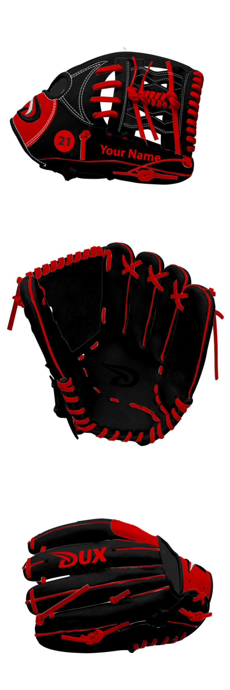 Dux Sports Custom Gloves - English - Customer's Product with price 189.99