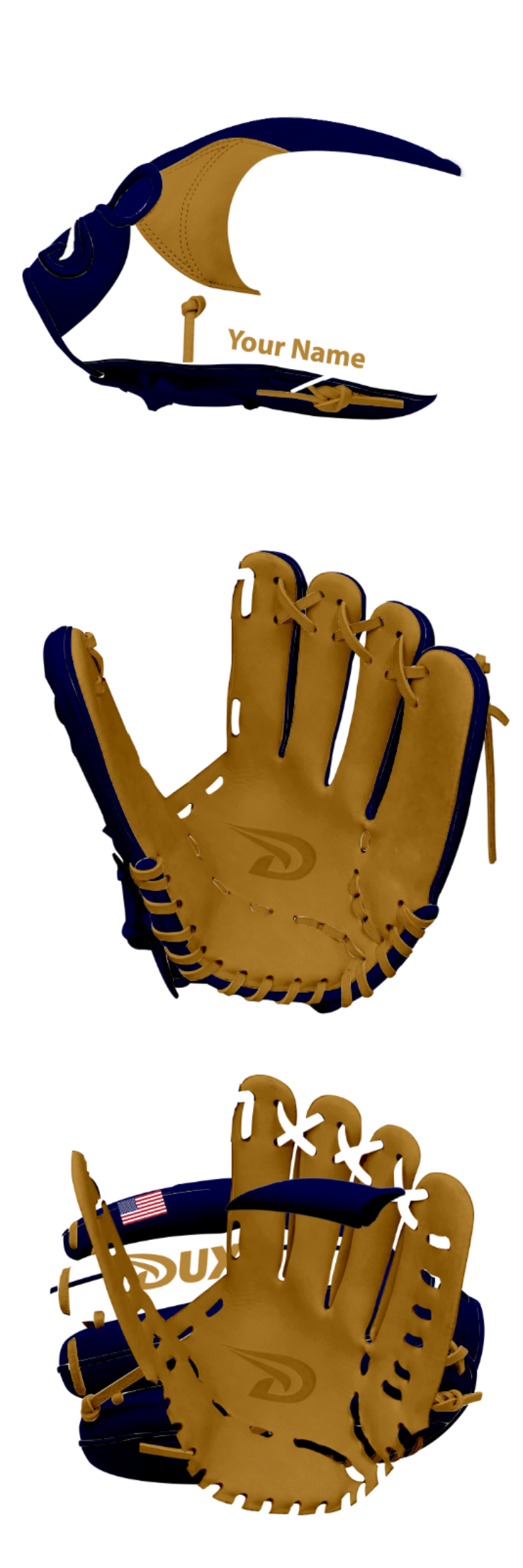 Dux Sports Custom Gloves - English - Customer's Product with price 199.98