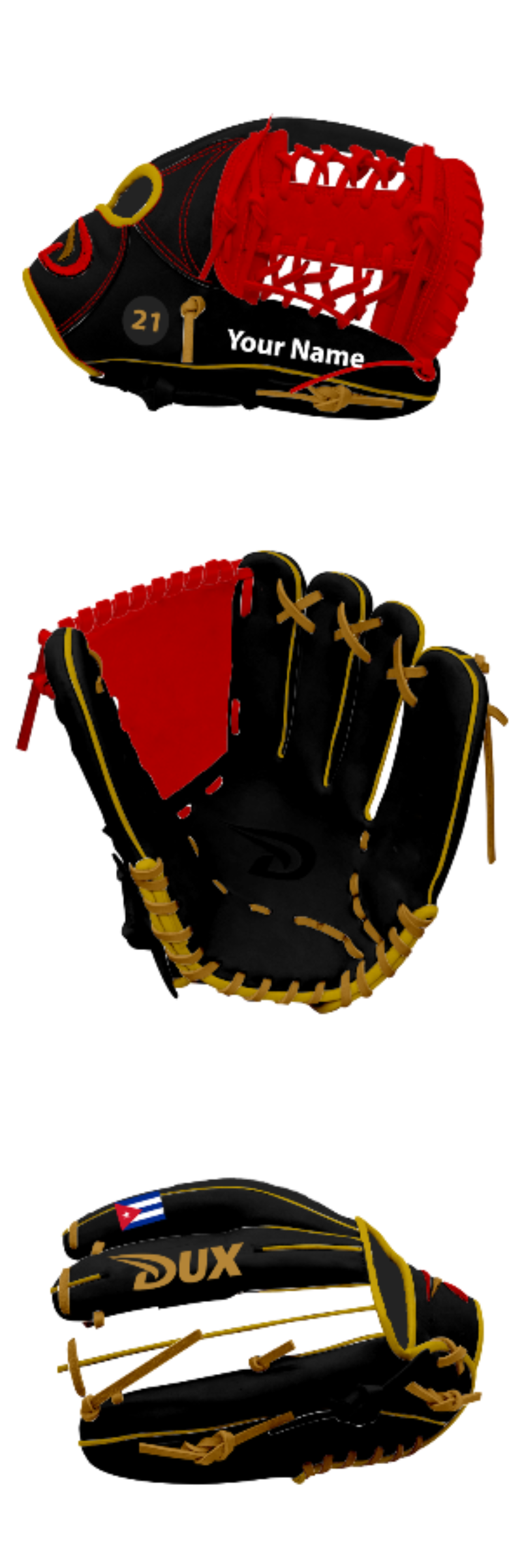 Dux Sports Custom Gloves - English - Customer's Product with price 289.99