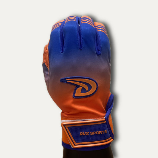 LUMEN Collection Orange/Royal Batting Gloves