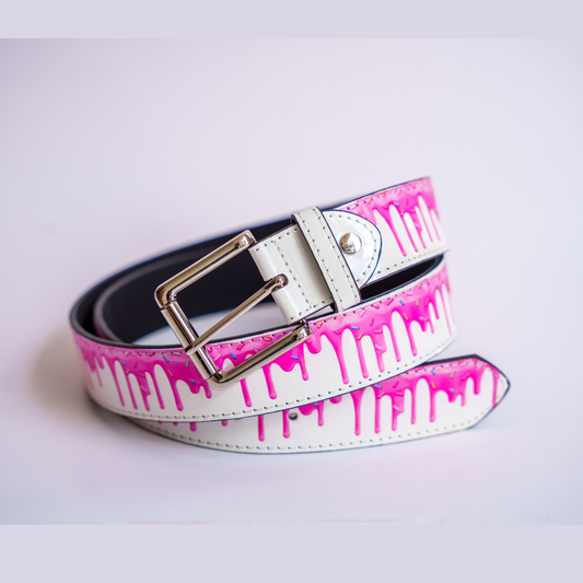 Ice Cream Leather Belt
