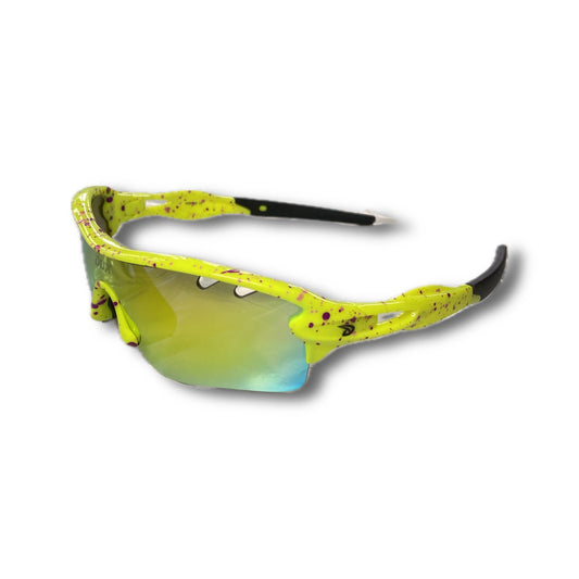 SGXQ515S Sunglasses -YellowDotted/ 3 Lense Pack