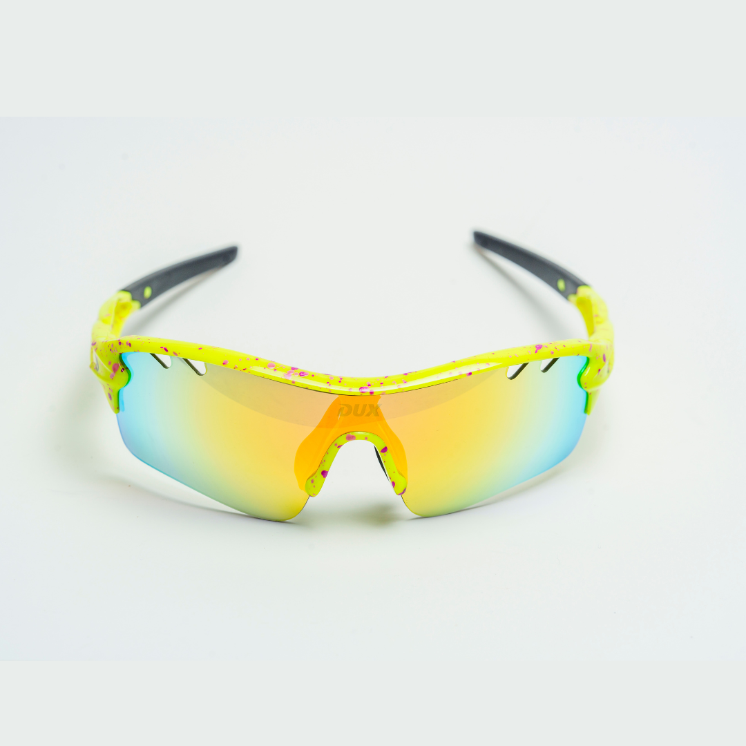 SGXQ515S Sunglasses -YellowDotted/ 3 Lense Pack