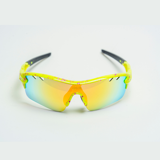 SGXQ515S Sunglasses -YellowDotted/ 3 Lense Pack