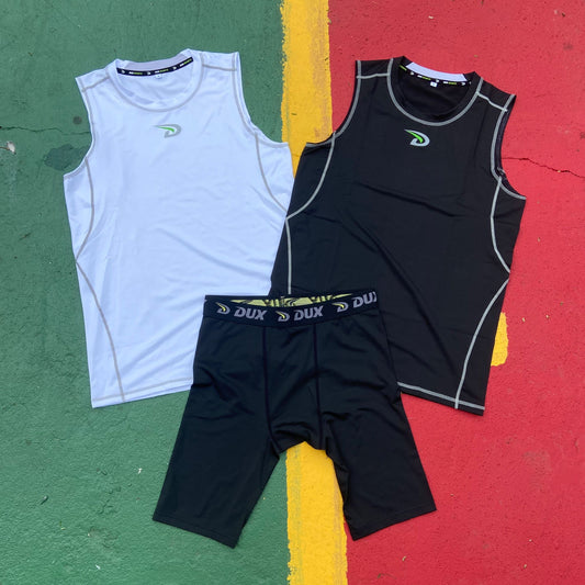 8” short compression pants