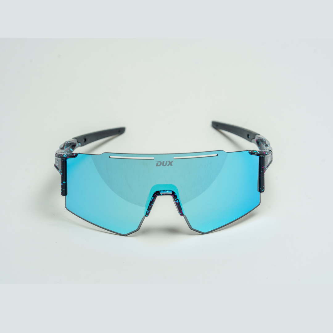 UNUS Sunglasses - Black/Blue Dotted