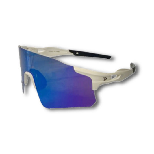 SGXQ550W Sunglasses - White/Blue Polarized