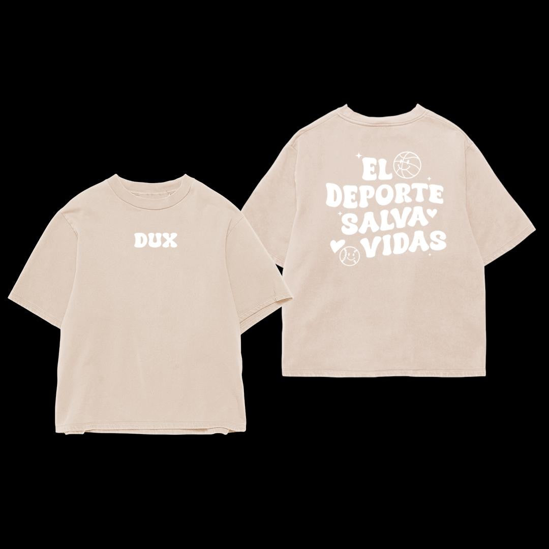 Deporte Salva Vidas Oversized T Shirt - Melon