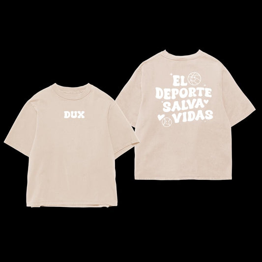 Deporte Salva Vidas Oversized T Shirt - Melon