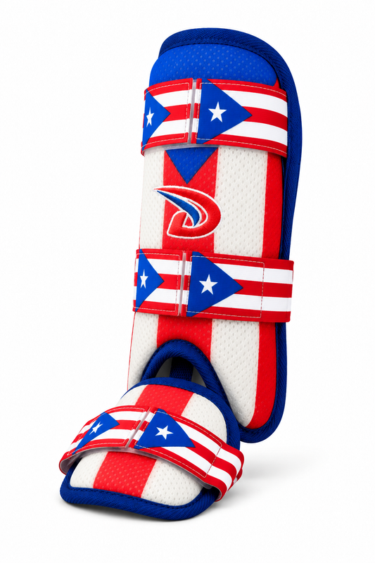 Praesidium Mesh Youth Leg Guard - Puerto Rico Flag (Limited Edition)