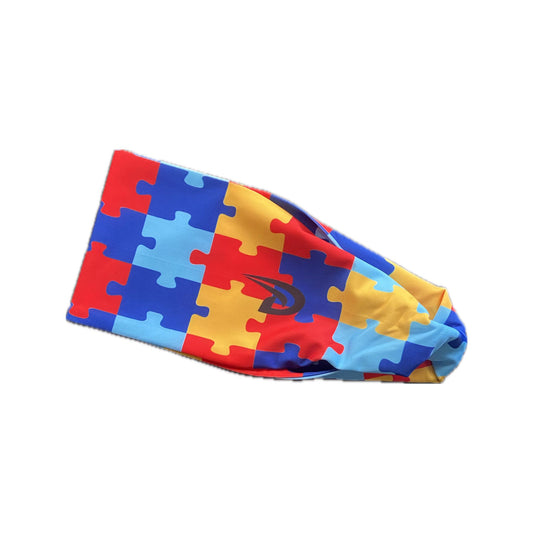Autism Awareness Wide Headband