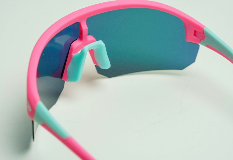 SGXQ578 Sunglasses - Pink/Mint Polarized
