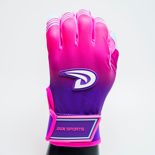 LUMEN Collection -Purple/Pink/Baby Blue Batting Gloves