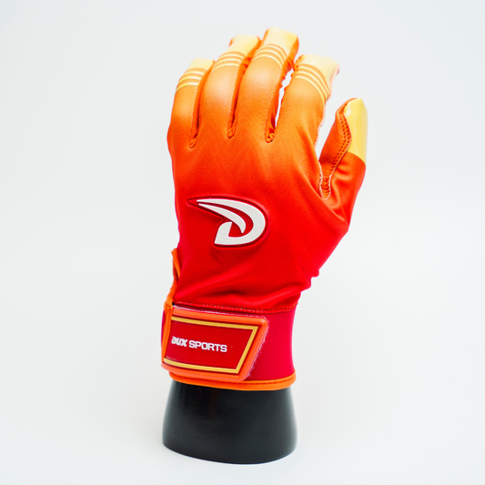 LUMEN Collection -Red/Orange/Yellow Batting Gloves