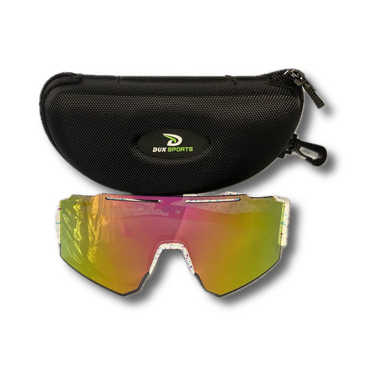 UNUS Sunglasses - White/Pink Dotted