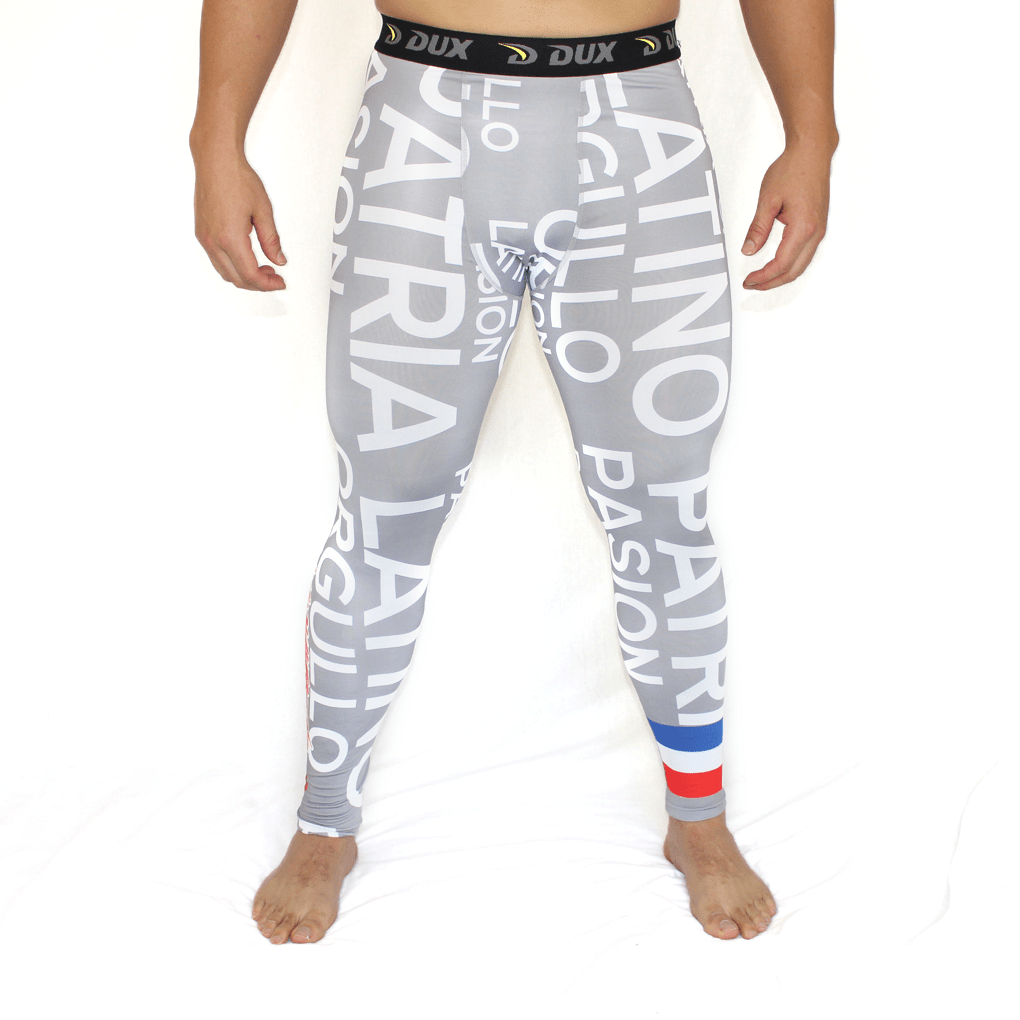 Dux Sports | Latino Flags Compression Pants | Dominicana | Compression Gear
