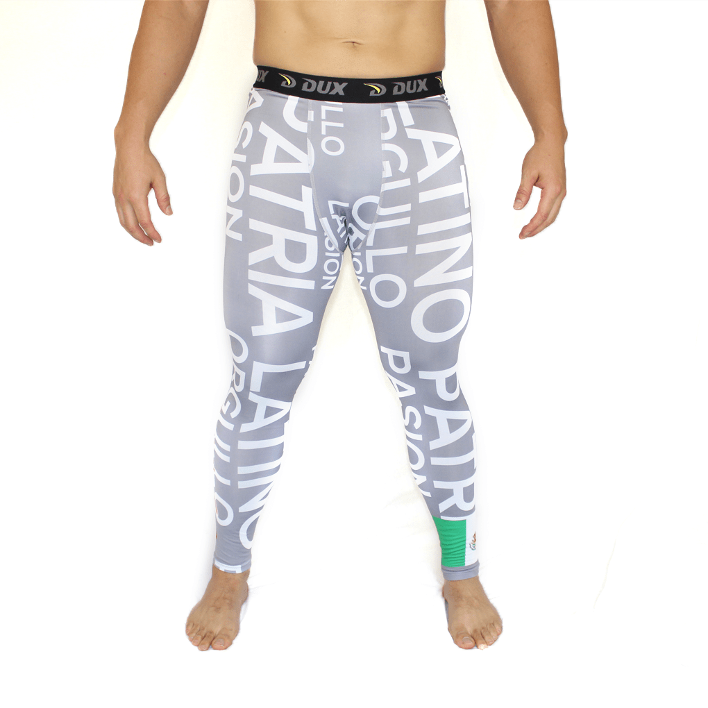 Dux Sports | Latino Flags Compression Pants | Mexico | Compression Gear