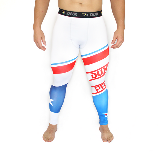 Compression Pants | Puerto Rico Flag | Dux Sports