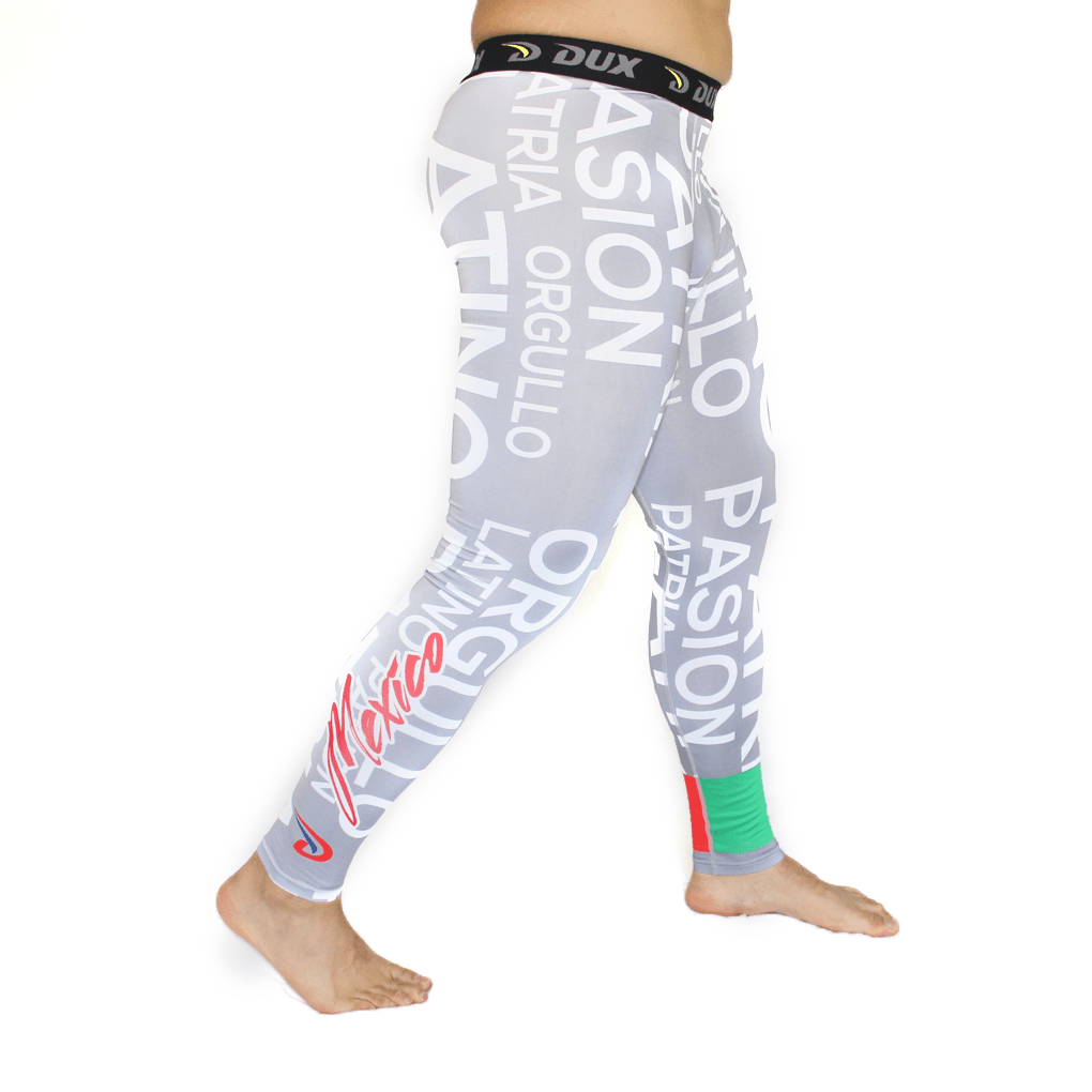 Dux Sports | Latino Flags Compression Pants | Mexico | Compression Gear