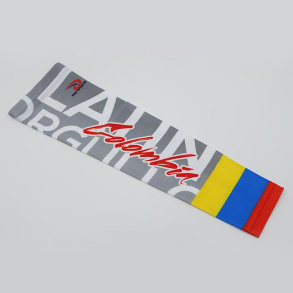 Colombia Latino Flag compression arm sleeve