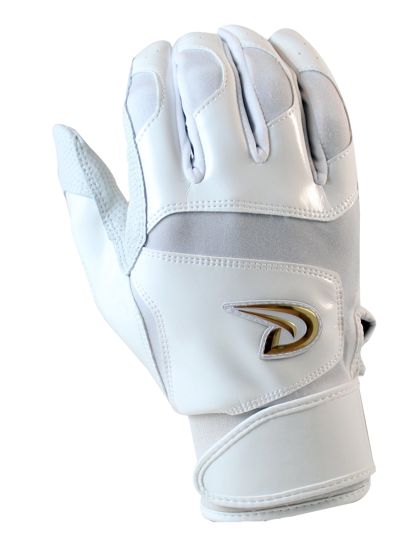 Dux Sports Batting Gloves For baseball white front