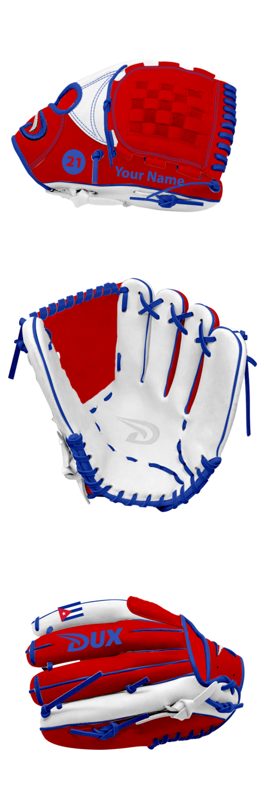 Dux Sports Custom Gloves - English - Customer's Product with price 159.98